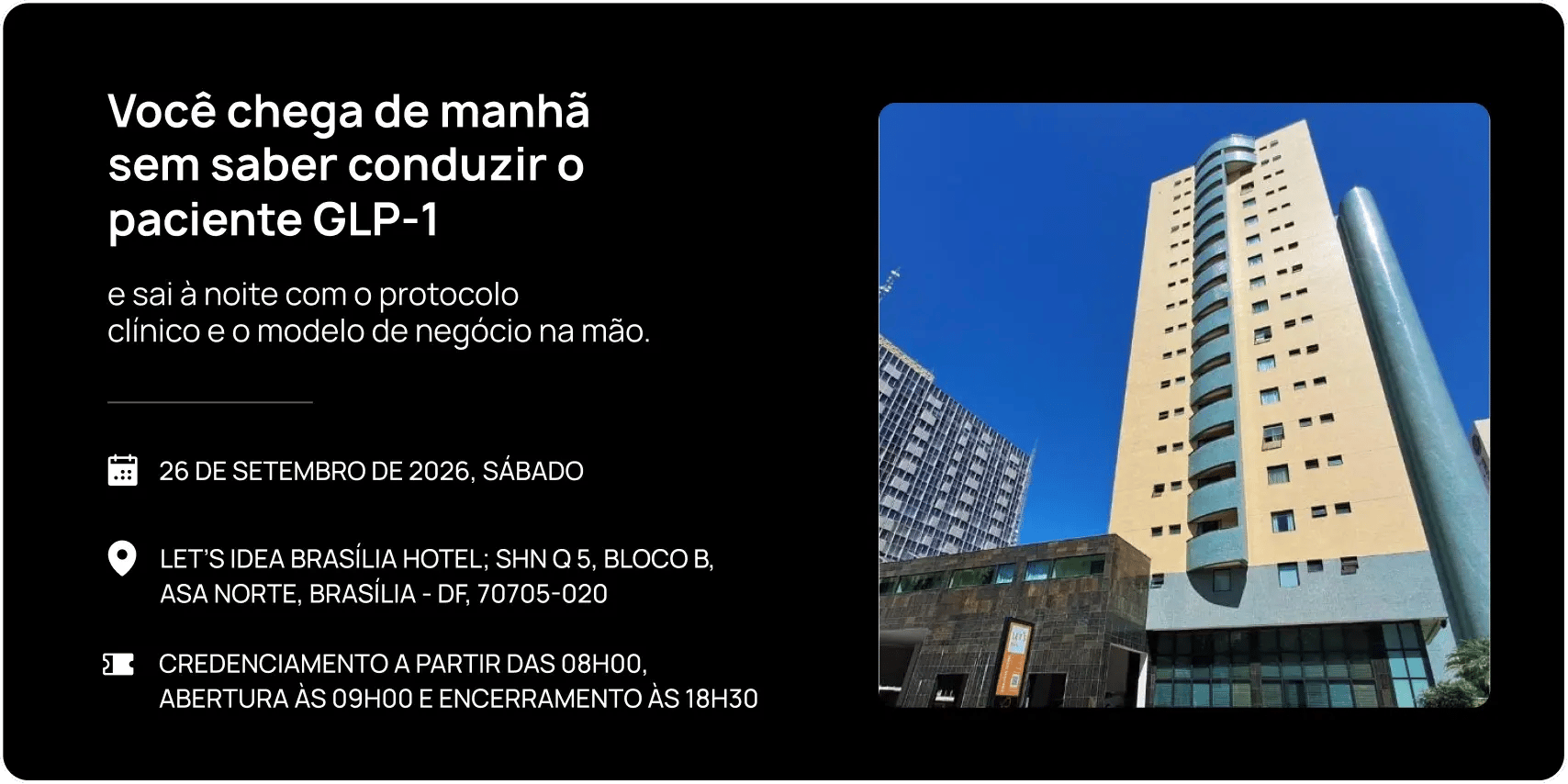 CARD COM HORÁRIO E LOCAL